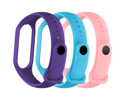 Ремінець до фітнес браслета Armorstandart комплект 3шт Xiaomi Mi Band 4/3 Crush (ARM87028)