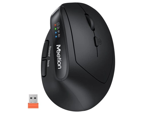 Мишка Meetion BTM008 Wireless/Bluetooth Black (MT-BTM008-A)