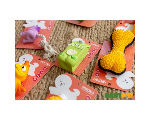 Іграшка для собак MISOKO&CO Пляшки яблучного соку 11 см (BEIRJ03707)