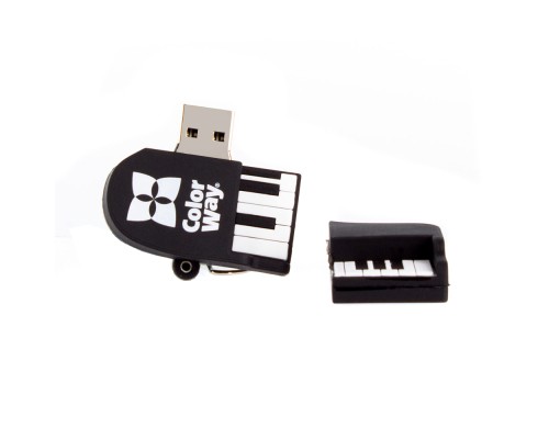 USB флеш накопичувач ColorWay Piano 32 GB 3.0 Black (CW-USBPO32)