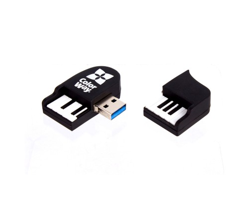 USB флеш накопичувач ColorWay Piano 32 GB 3.0 Black (CW-USBPO32)