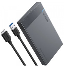 Кишеня зовнішня UGREEN USB 3.0 to M.2 SATA SSD US221 black (30848)