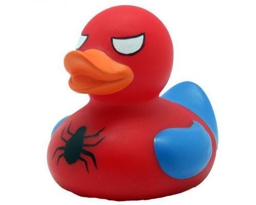 Іграшка для ванної Funny Ducks Спайдермен утка (L1880) Іграшка для ванної Funny Ducks Спайдермен утка (L1880)