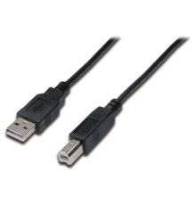 Кабель для принтера USB 2.0 AM/BM 3.0m Assmann (AK-300102-030-S)