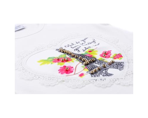 Футболка дитяча Breeze з вежею (8326-116G-white)