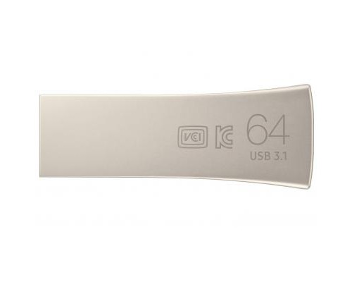 USB флеш накопичувач Samsung 64GB Bar Plus Silver USB 3.1 (MUF-64BE3/APC) 