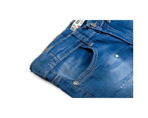 Штани дитячі Breeze з перлинками (20126-128G-blue)