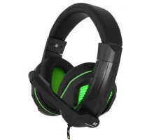 Навушники Gemix N2 LED Black-Green Gaming