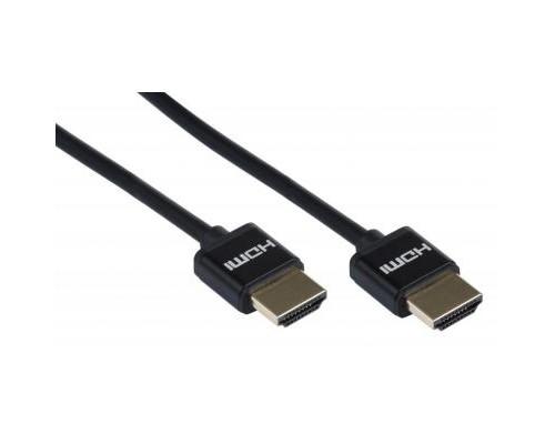 Кабель мультимедійний HDMI to HDMI 3.0m 2.0 Slim black 2E (2EW-1119-3m)