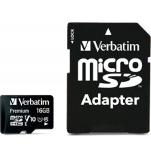 Карта пам'яті Verbatim 16GB microSDHC class 10 (MDAVR-10/G)