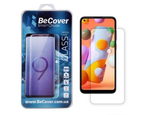 Скло захисне BeCover Samsung Galaxy A11 SM-A115 Crystal Clear Glass (704842)