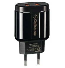 Зарядний пристрій Gelius Pro Avangard GP-HC06 2USB 2.4A + Cable iPhone X Black (00000075587)