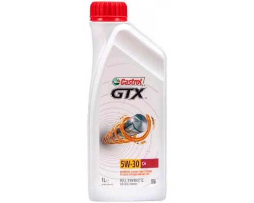 Моторна олива Castrol GTX 5W-30 C4 1л (CS 5W30 GTX C4 1L)