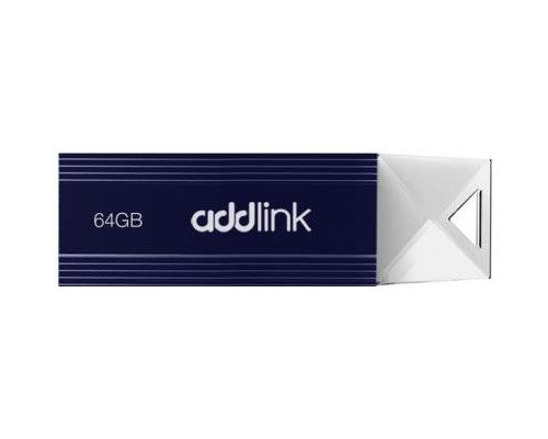 USB флеш накопичувач AddLink 64GB U12 Dark Blue USB 2.0 (ad64GBU12D2) 