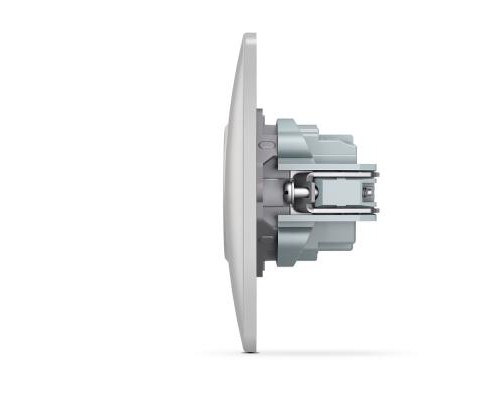 Розетка Videx BINERA 2ая із заземленням кремова (VF-BNSK1G-SS)