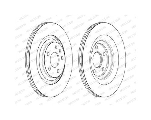 Гальмівний диск FERODO DDF2546C