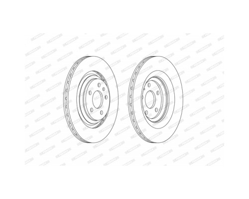 Гальмівний диск FERODO DDF2546C