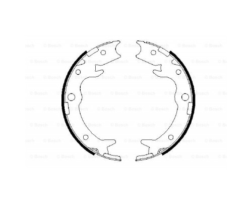 Гальмівні колодки Bosch 0 986 487 686