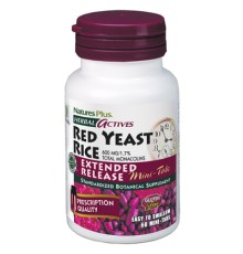 Трави Natures Plus Червоний дріжджовий Рис 600мг, Herbal Actives, 60 міні табле (NAP-07362)