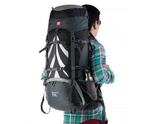 Рюкзак туристичний Naturehike NH70B070-B 70+5 л Black/Grey (6927595709009)