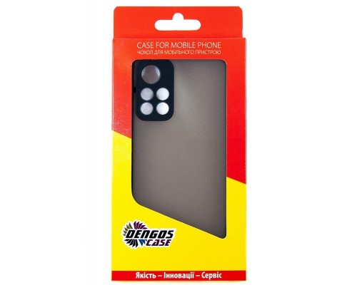 Чохол до мобільного телефона Dengos Matte POCO M4 Pro (black) (DG-TPU-MATT-102)
