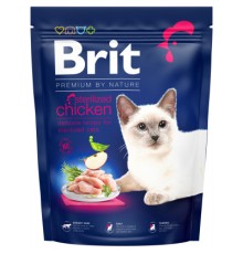 Сухий корм для кішок Brit Premium by Nature Cat Sterilised 300 г (8595602552993)