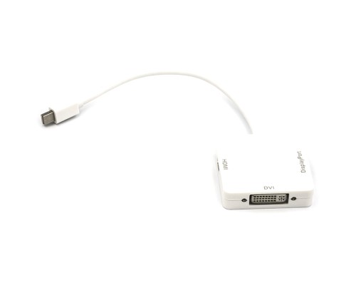 Перехідник mini DisplayPort (Thunderbolt) to DisplayPort, HDMI, DVI 0.2 PowerPlant (CA911097)