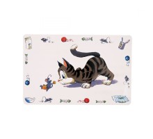 Килимок під миски Trixie Comic Cat 44x28 см (4011905245447)