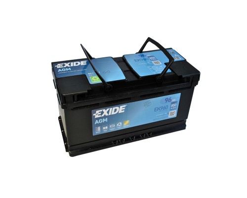 Акумулятор автомобільний EXIDE START-STOP AGM 96Ah Ев (-/+) (EK960)