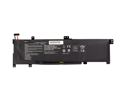 Акумулятор до ноутбука ASUS Vivobook A501LX (B31N1429) 11.4V 3400mAh PowerPlant (NB431564) 