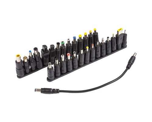 Кабель живлення PowerPlant для 68400mAh/24000mAh DC 12-24V комплект перехідників 28 шт (PB931149) Кабель живлення PowerPlant для 68400mAh/24000mAh DC 12-24V комплект перехідників 28 шт (PB931149)
