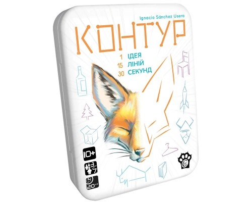 Настільна гра WoodCat Контур (Kontour), Українська (W0004)