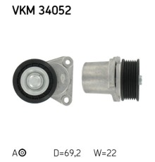 Натягувач ременя з роликом SKF VKM 34052