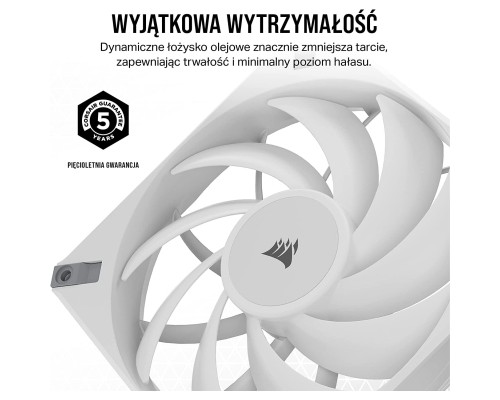 Кулер до корпусу Corsair AF140 RGB Elite White Dual Pack (CO-9050160-WW)