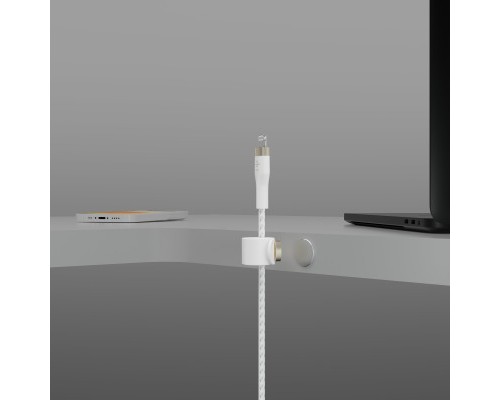 Дата кабель USB 2.0 AM to Lightning 1.0m white Belkin (CAA010BT1MWH)