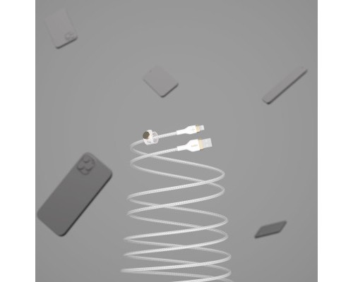 Дата кабель USB 2.0 AM to Lightning 1.0m white Belkin (CAA010BT1MWH)