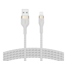Дата кабель USB 2.0 AM to Lightning 1.0m white Belkin (CAA010BT1MWH)