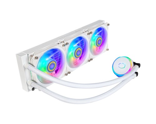 Система рідинного охолодження CoolerMaster MasterLiquid PL360 Flux White Edition (MLY-D36M-A23PZ-RW) Система рідинного охолодження CoolerMaster MasterLiquid PL360 Flux White Edition (MLY-D36M-A23PZ-RW)