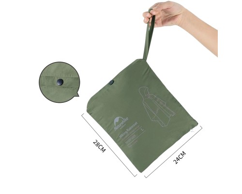 Накидка Naturehike NH21FS036 L Army Green (6927595772300)