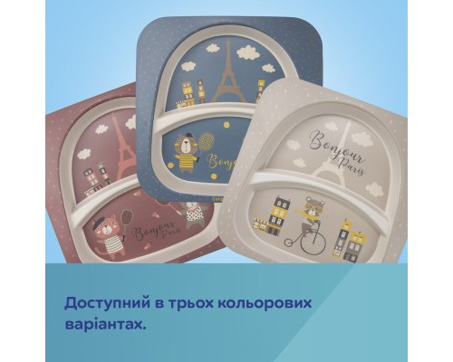 Набір дитячого посуду Canpol babies BONJOUR PARIS посуду 5 ел. червоний (9/227_red) Набір дитячого посуду Canpol babies BONJOUR PARIS посуду 5 ел. червоний (9/227_red)