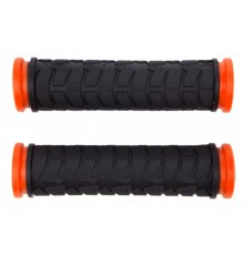 Гріпси Bravvos L122 мм FL-424 Black/Orange (GRI-332)
