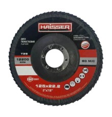 Круг зачистний HAISSER пелюстковий конічний - 125х22,2 P36, Т29 (97094)