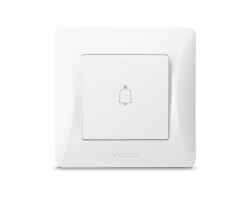 Кнопка дзвінка Videx BINERA 1кл біла (VF-BNDB1-W)