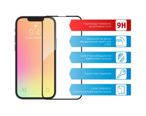 Скло захисне ACCLAB Full Glue Apple iPhone 13 mini (1283126515415)
