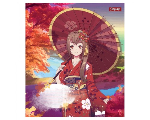 Зошит 1 вересня Sakura girls 24 аркушів клітинка (766623)