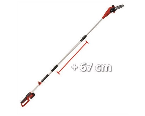 Ланцюгова пила Einhell висоторіз GC-LC 18/20 Li T-Solo, шина 20 см, 18В, 195мм, 228-288 см (без АКБ та ЗП) (3410581)