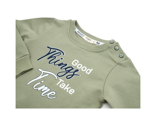 Кофта дитяча Breeze TIME (18910-92B-green)