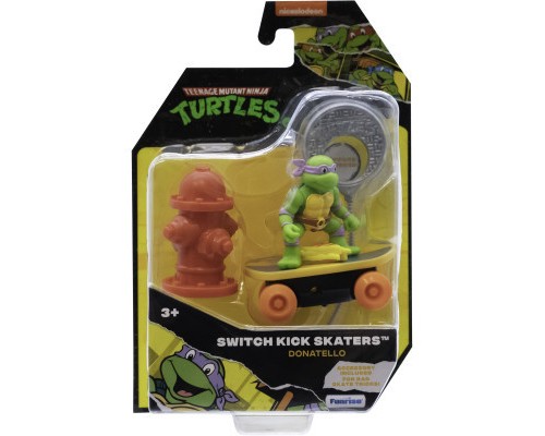 Ігровий набір Funrise TMNT Черепашки-ніндзя класичні Скейтбордист з лаунчером Донателло (71042)