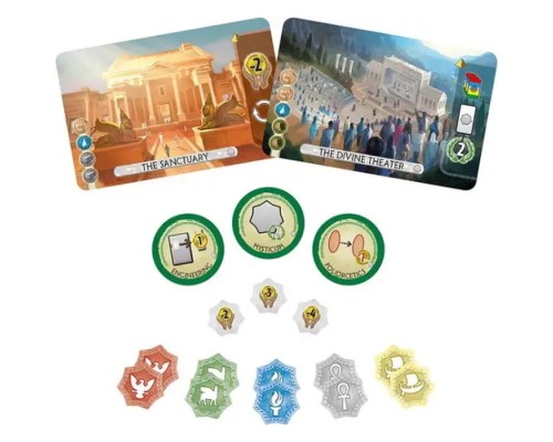 Настільна гра Ігромаг 7 Чудес: Дуель. Пантеон (7 Wonders Duel: Pantheon) українська (ВР_7ДП)