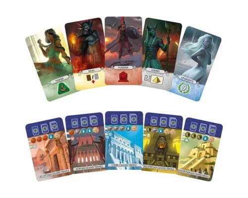 Настільна гра Ігромаг 7 Чудес: Дуель. Пантеон (7 Wonders Duel: Pantheon) українська (ВР_7ДП)